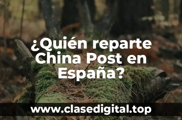 ¿Quién reparte China Post en España?