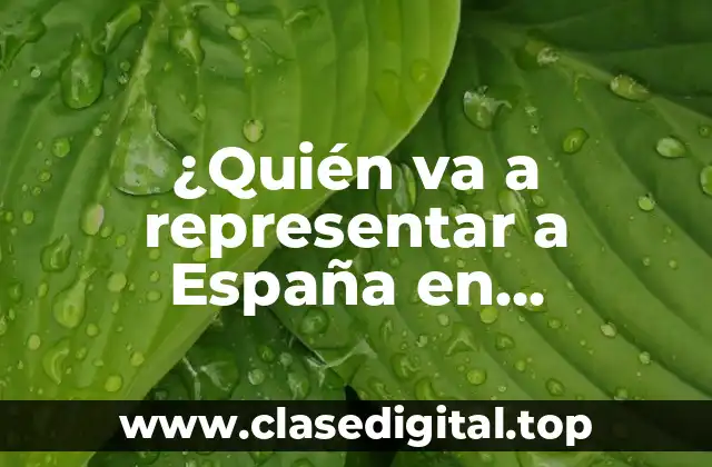 ¿Quién va a representar a España en Eurovisión 2023?