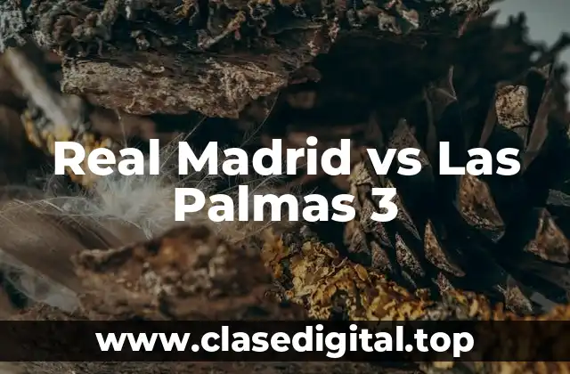 Real Madrid vs Las Palmas 3