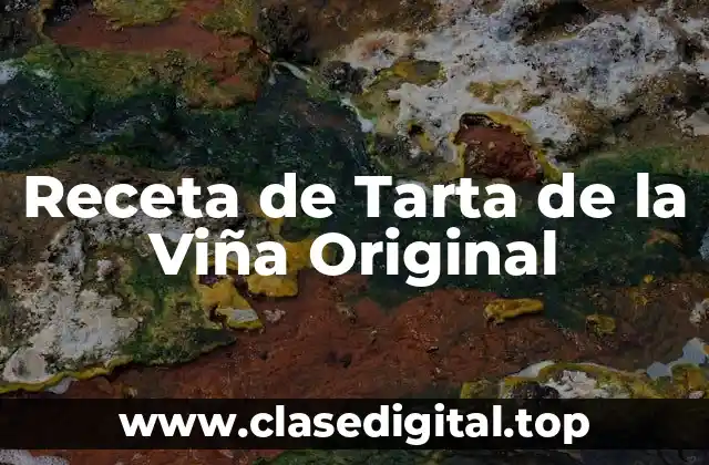 Receta de Tarta de la Viña Original