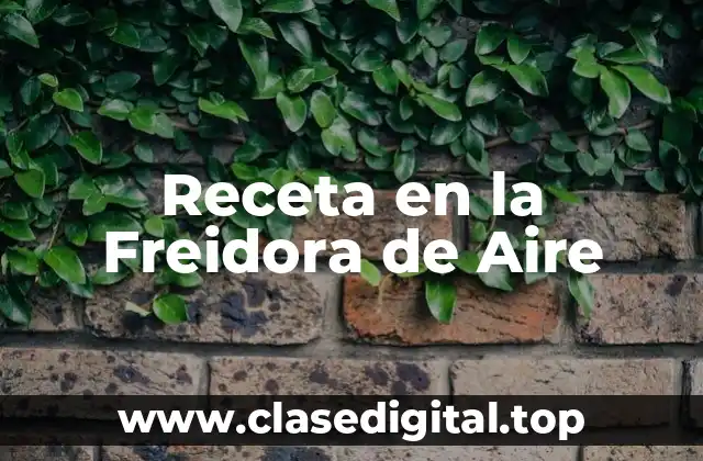 Receta en la Freidora de Aire
