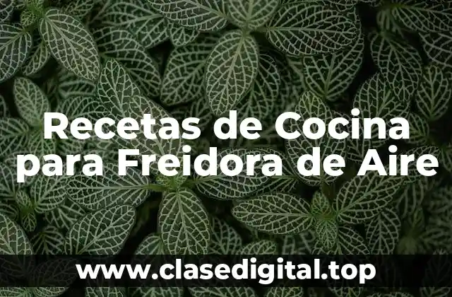 Recetas de Cocina para Freidora de Aire
