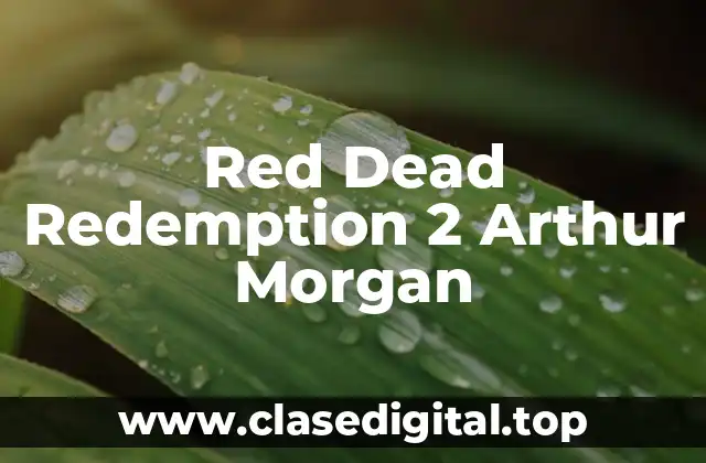 Red Dead Redemption 2 Arthur Morgan