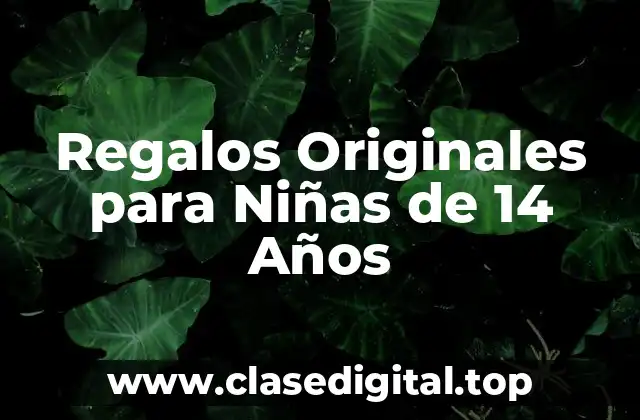 Regalos Originales para Niñas de 14 Años