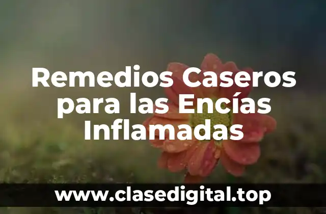 Remedios Caseros para las Encías Inflamadas