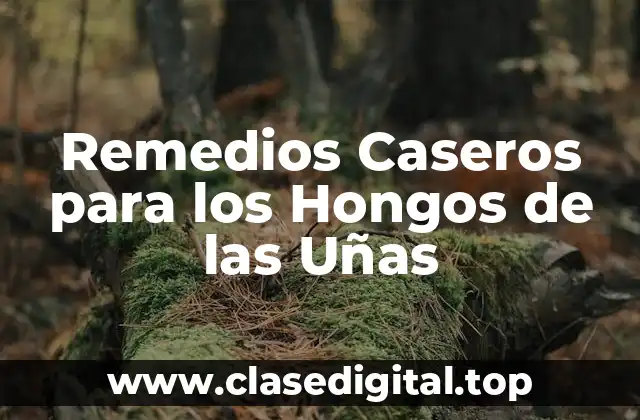 Remedios Caseros para los Hongos de las Uñas