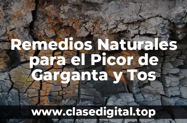 Remedios Naturales para el Picor de Garganta y Tos