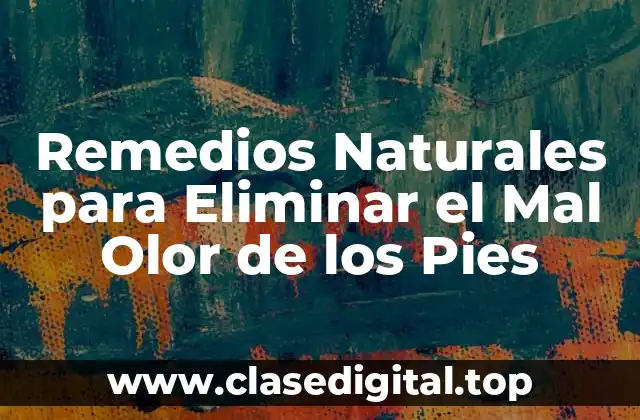 Remedios Naturales para Eliminar el Mal Olor de los Pies