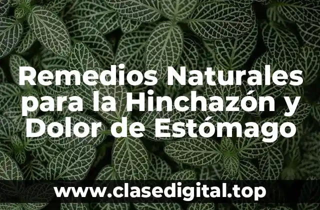 ¿Cuáles son las Causas de la Hinchazón y Dolor de Estómago?