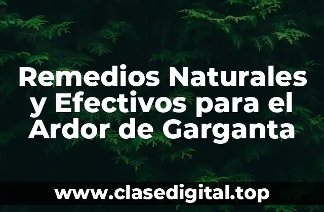 ¿Cuáles son las Causas del Ardor de Garganta?