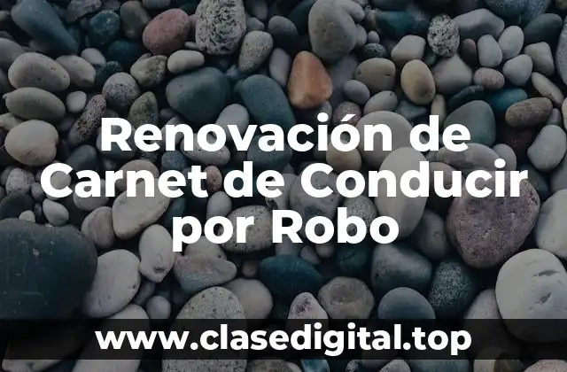 ¿Qué hacer si me roban mi carnet de conducir?