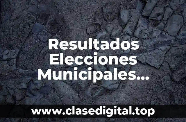Resultados Elecciones Municipales Barcelona por Barrios