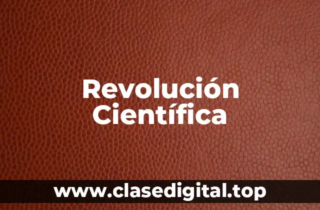 Revolución Científica