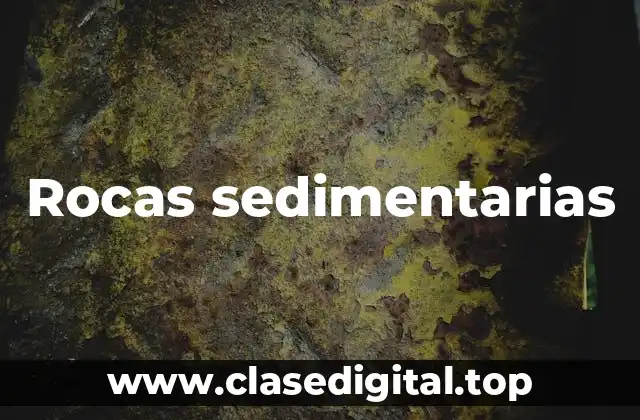 Rocas sedimentarias