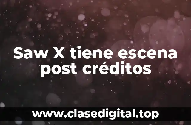 La trama de Saw X: un nuevo juego mortal