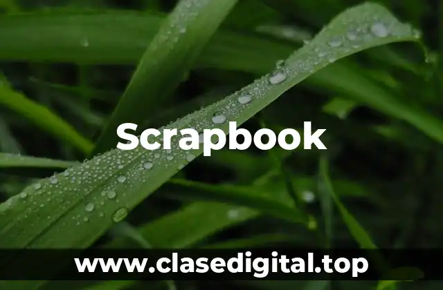 Ejemplos de scrapbook