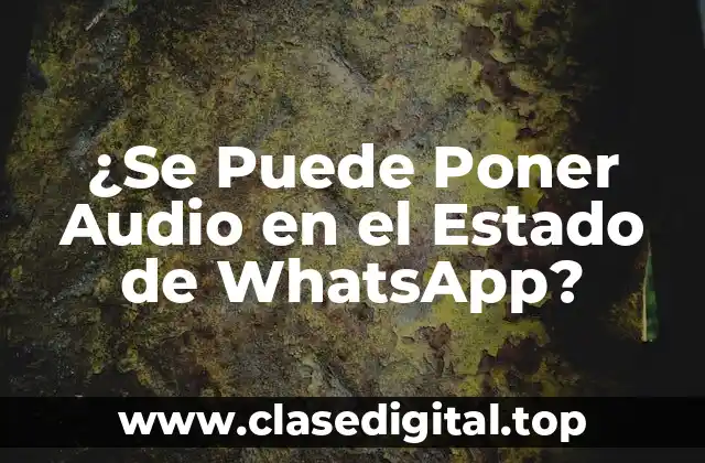 ¿Qué es el Estado de WhatsApp?