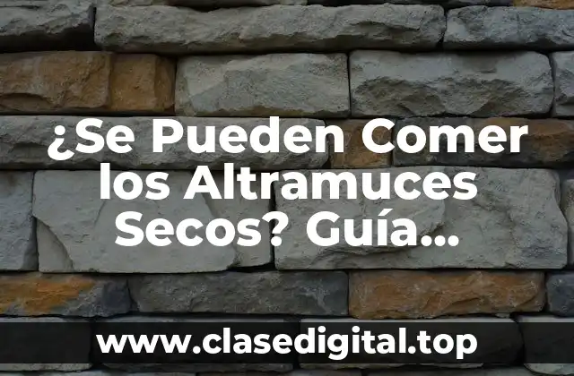 ¿Se Pueden Comer los Altramuces Secos? Guía Completa
