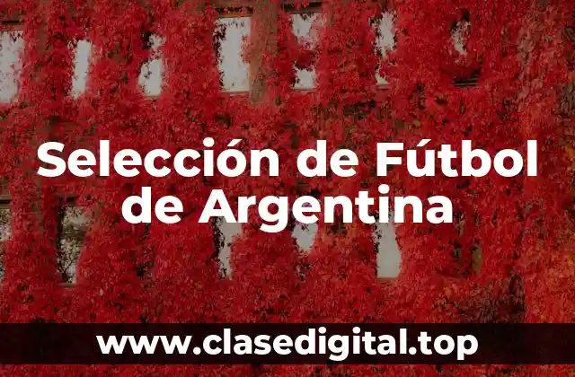 La Historia de la Selección de Fútbol de Argentina