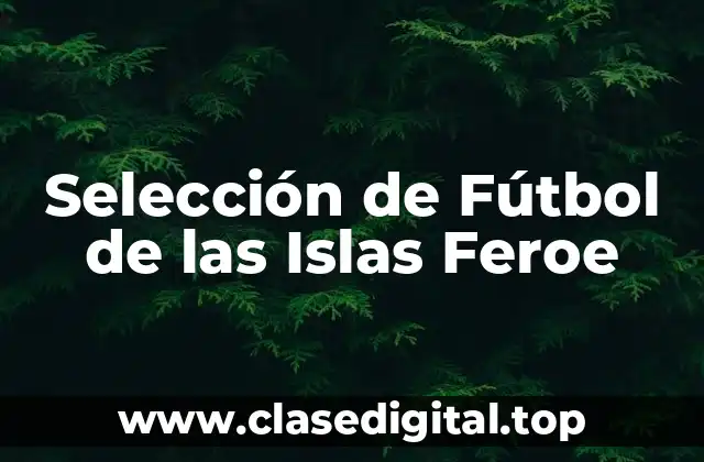 Selección de Fútbol de las Islas Feroe