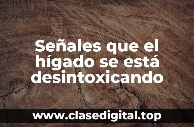 Señales que el hígado se está desintoxicando