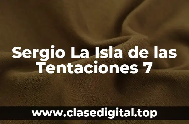 Sergio La Isla de las Tentaciones 7