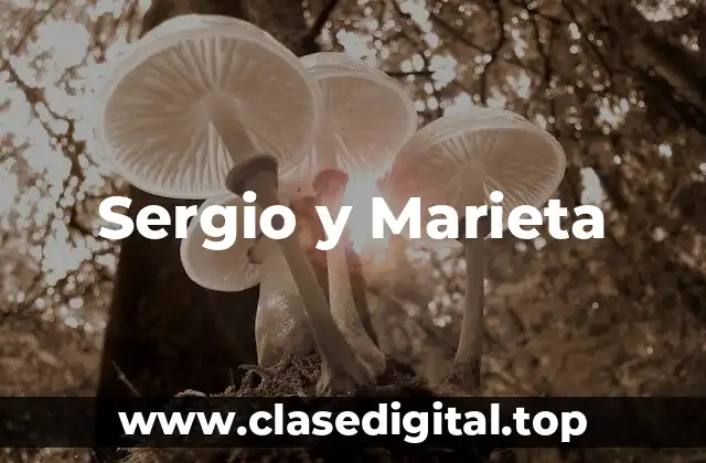 Sergio y Marieta