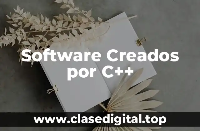 Software Creados por C++