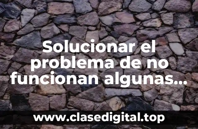 Solucionar el problema de no funcionan algunas teclas del teclado