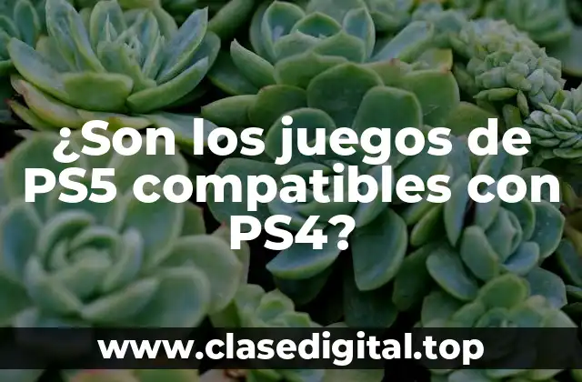 ¿Son los juegos de PS5 compatibles con PS4?