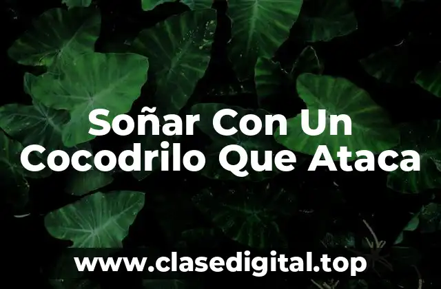 El Cocodrilo como Símbolo en los Sueños