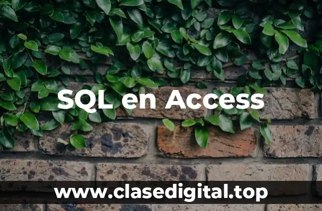 SQL en Access