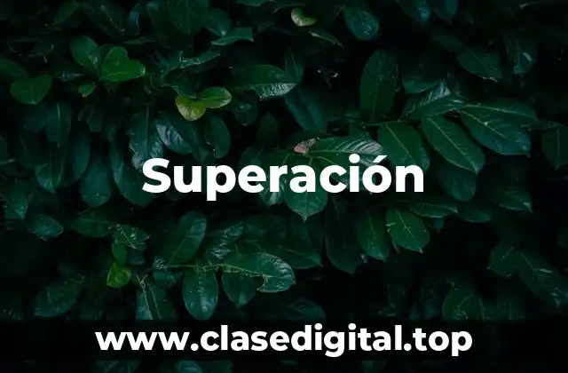 Superación