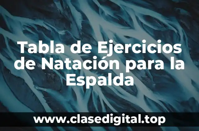 ¿Por qué es importante fortalecer la espalda en la natación?