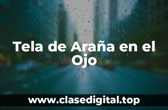 Tela de Araña en el Ojo