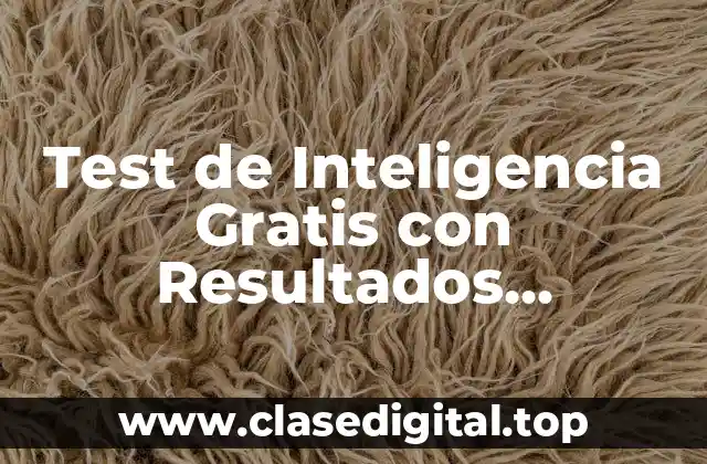 ¿Qué es un Test de Inteligencia y Cómo Funciona?