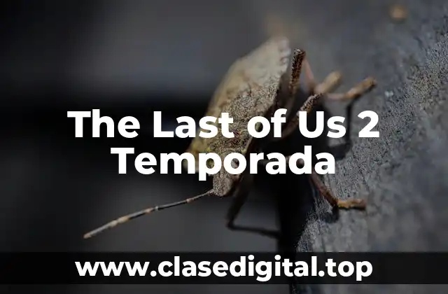 The Last of Us 2 Temporada