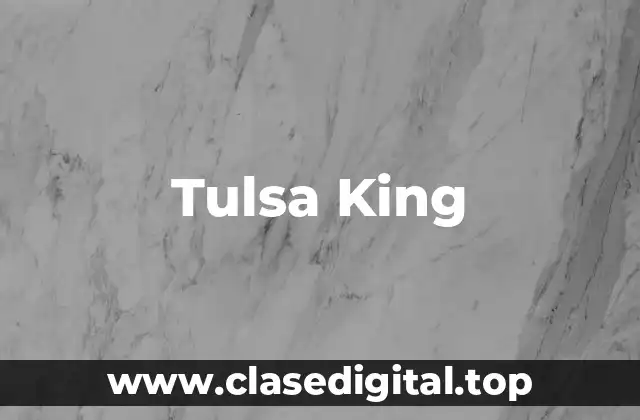 Tulsa King