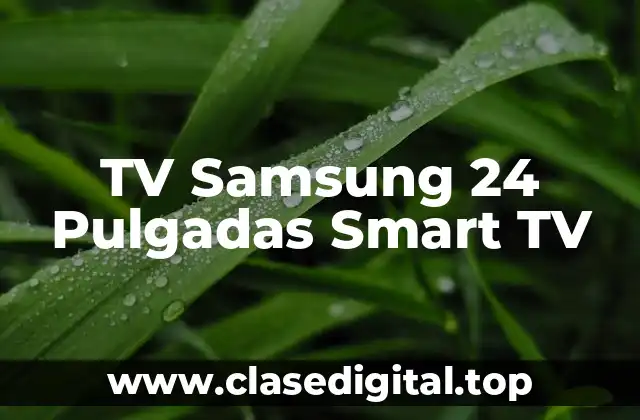 TV Samsung 24 Pulgadas Smart TV