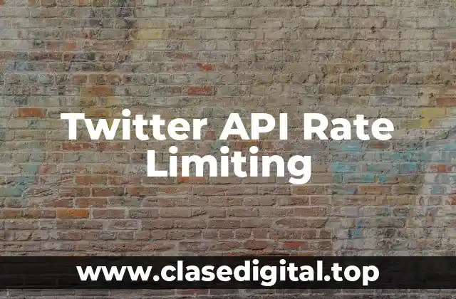 ¿Qué es la cuota límite excedida en Twitter?