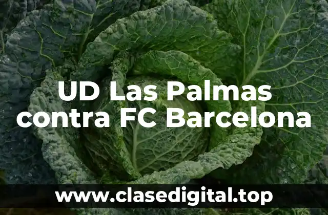 UD Las Palmas contra FC Barcelona