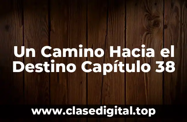 Un Camino Hacia el Destino Capítulo 38