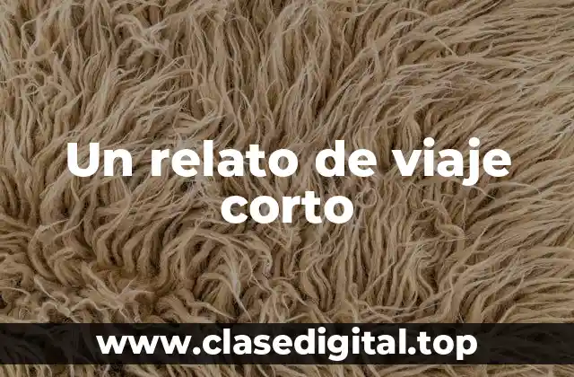 Un relato de viaje corto