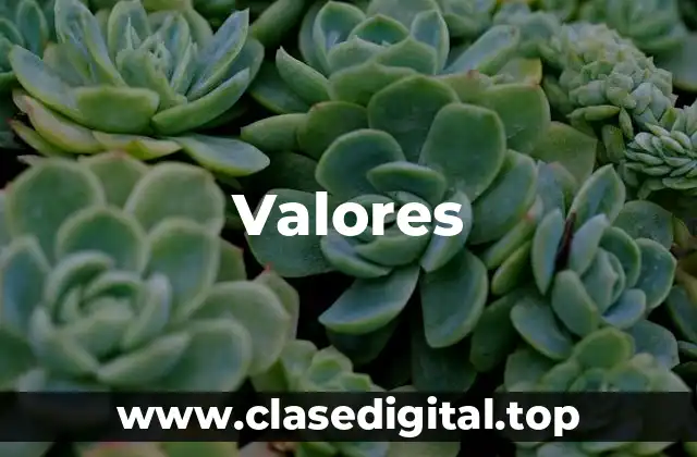 Valores