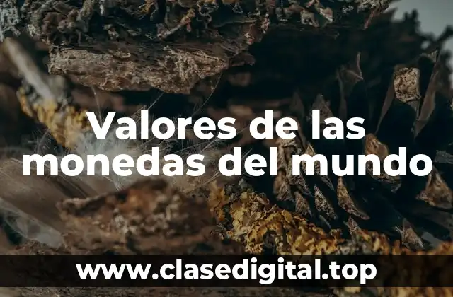 Historia de las monedas del mundo