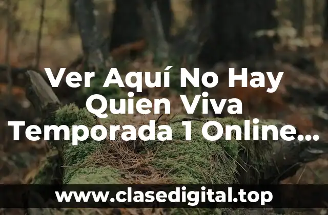 Ver Aquí No Hay Quien Viva Temporada 1 Online Gratis y Completa
