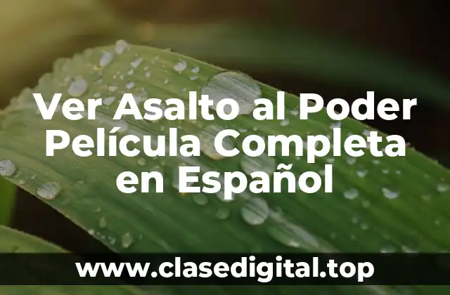 Ver Asalto al Poder Película Completa en Español