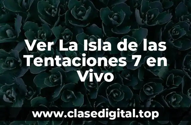 Ver La Isla de las Tentaciones 7 en Vivo