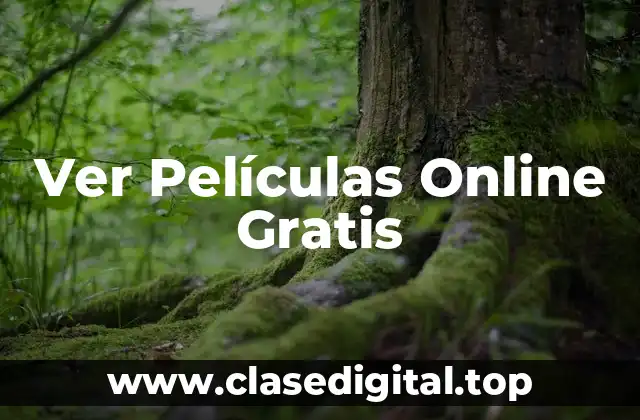 Ver Películas Online Gratis
