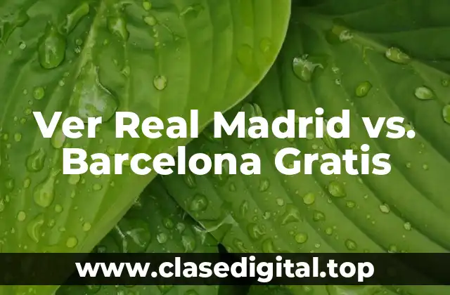 La Importancia del Clásico